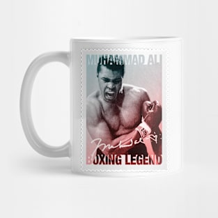 Muhammad Ali Postal Stamp Mug